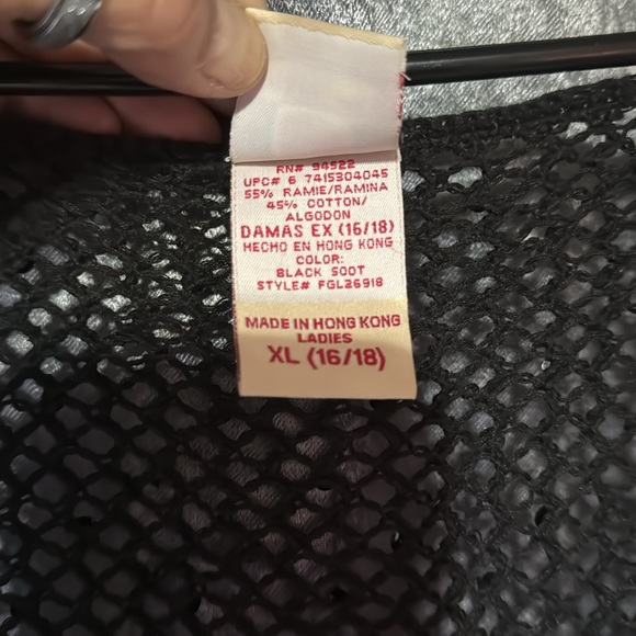 Faded Glory Knit Black Vest - Picture 6 of 7